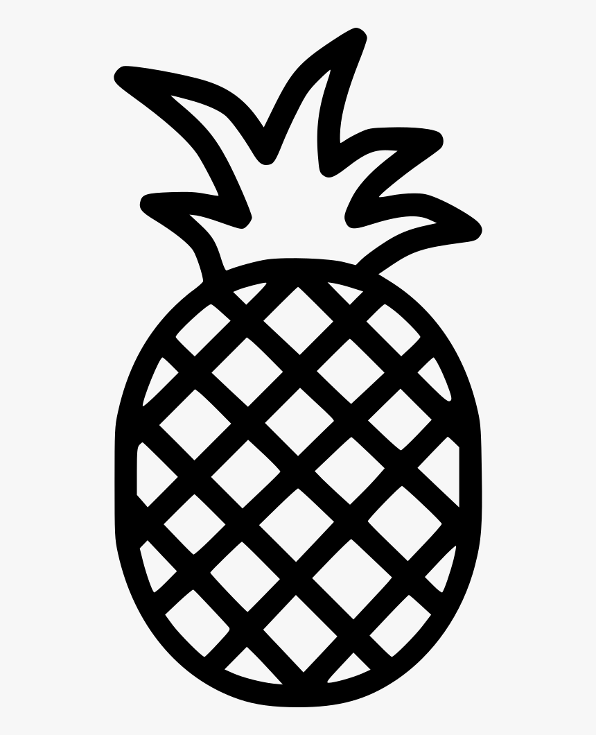 Ананас вектор силуэт