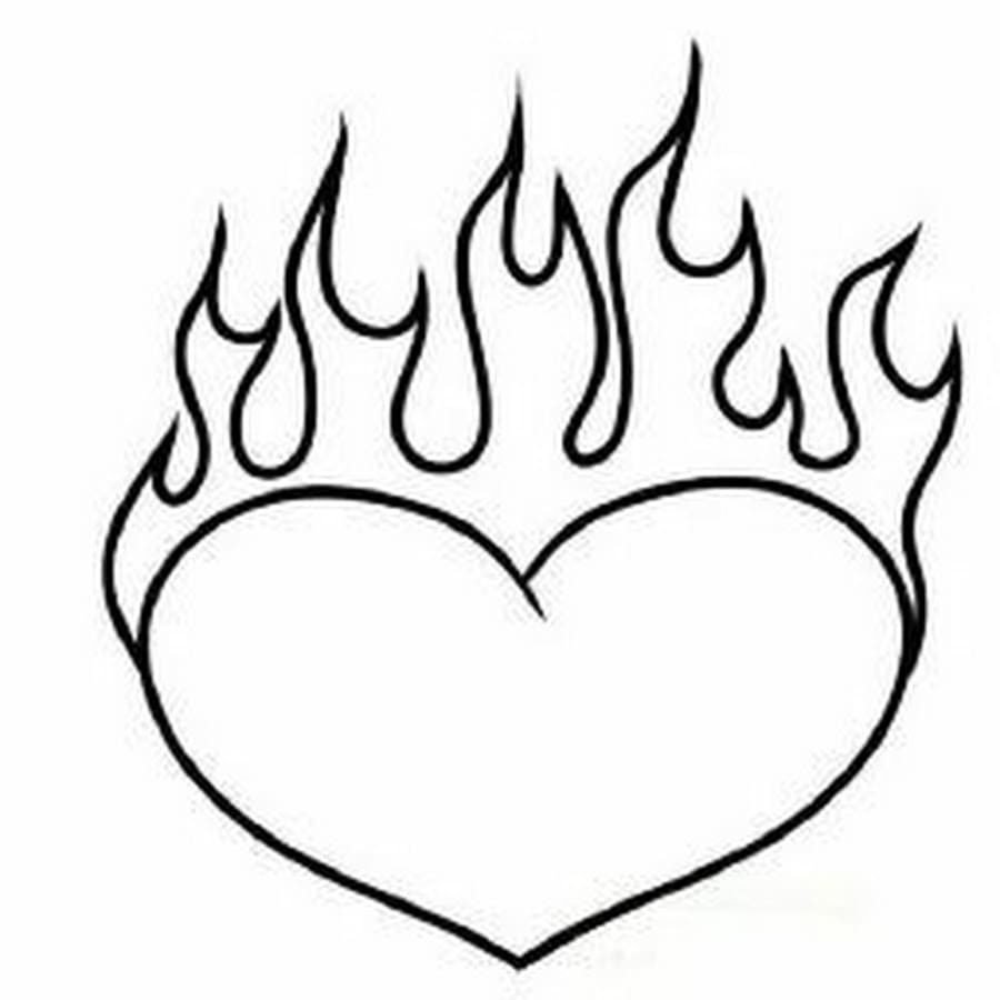 Рисунки для срисовки сердце