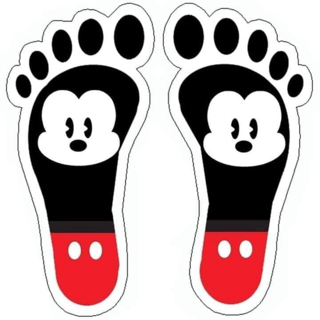 Веселые следы для детей