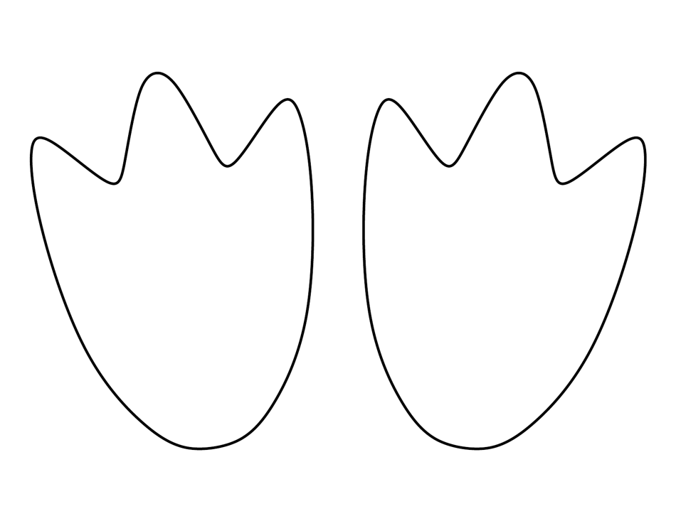Крылышки цыпленка шаблон