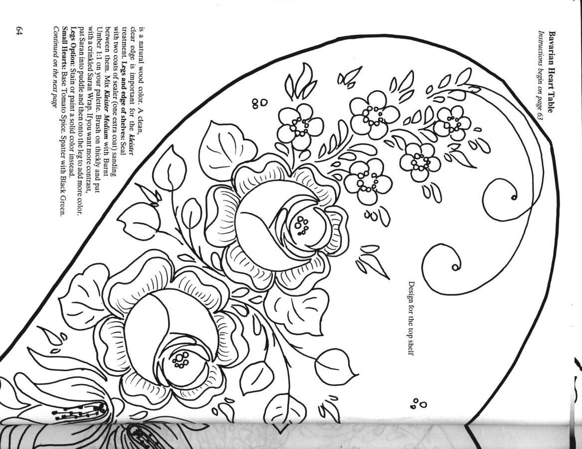 Шаблон подноса для росписи для детей