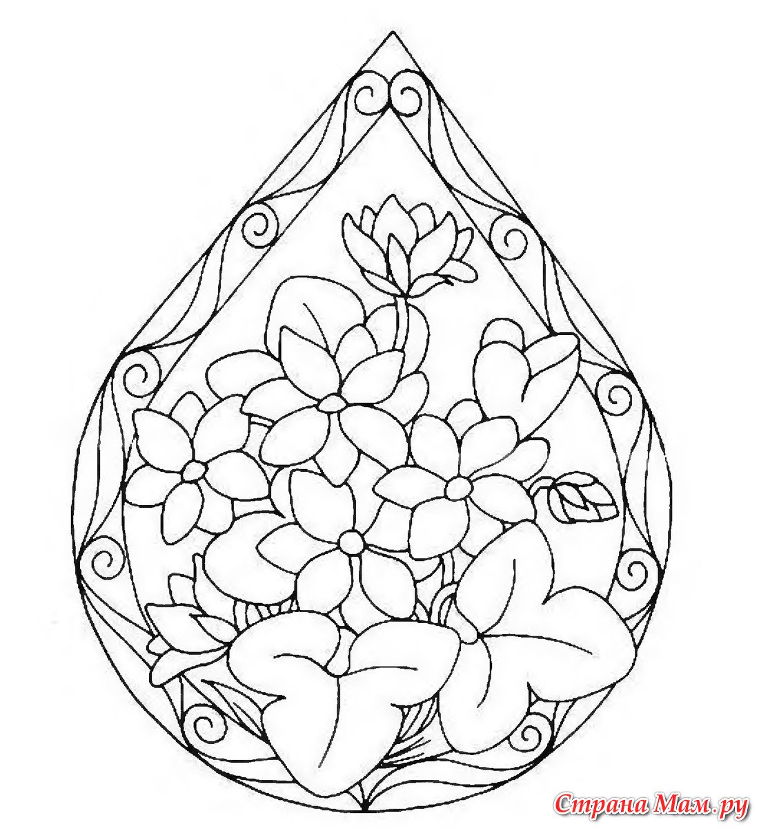 Трафареты для росписи по стеклу