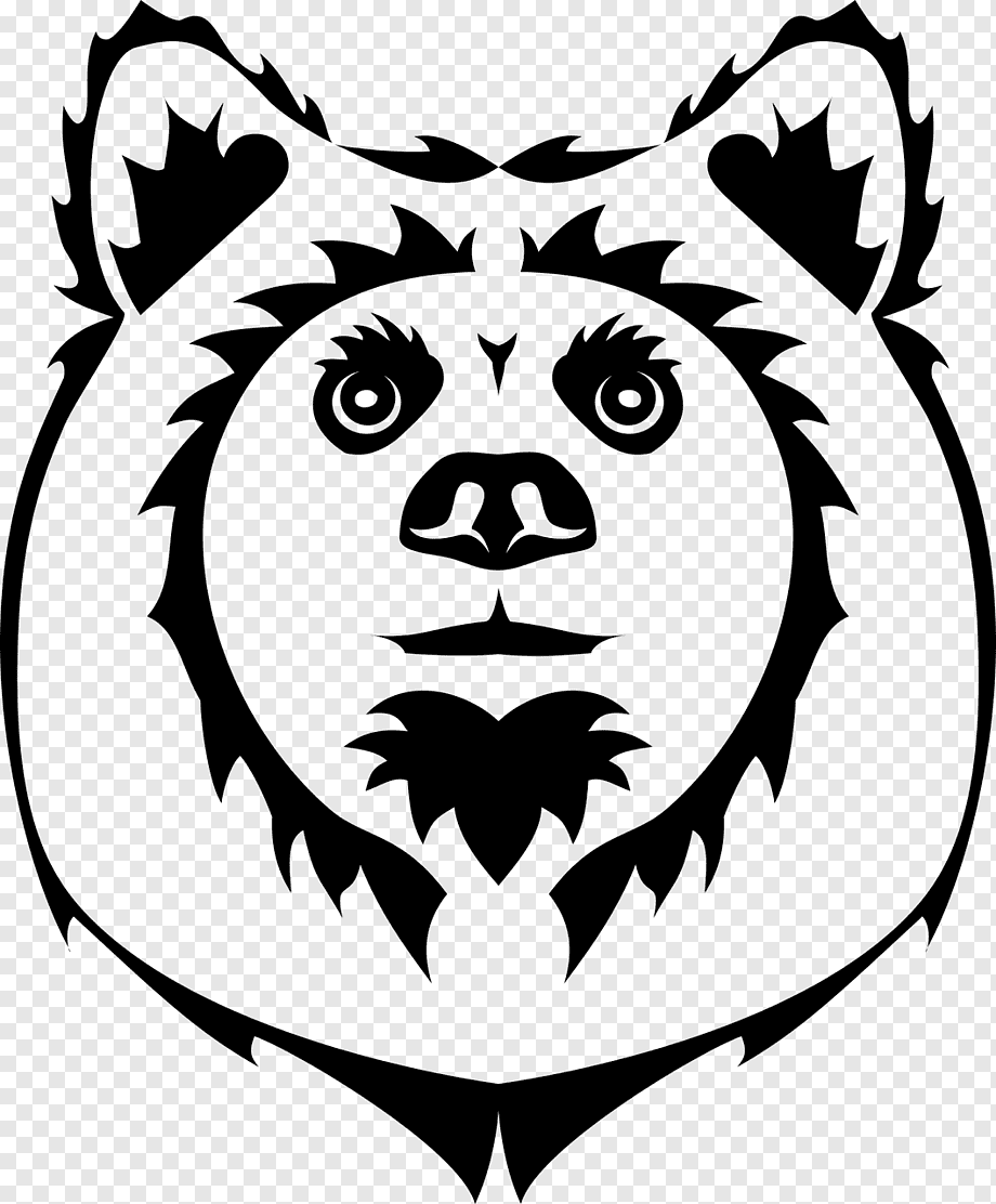 Вектор медведь DXF