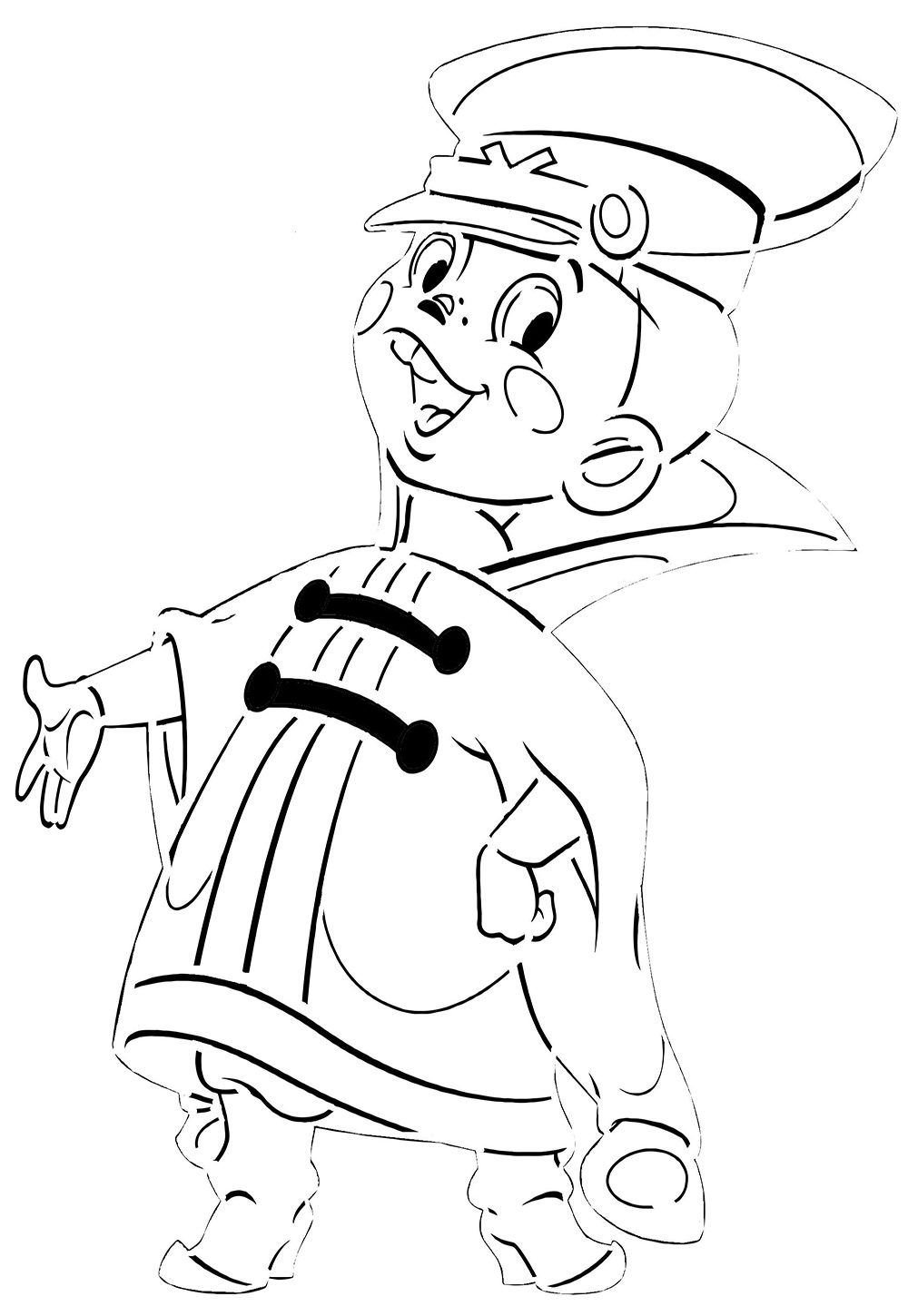 Вовка из Тридевятого царства раскраска