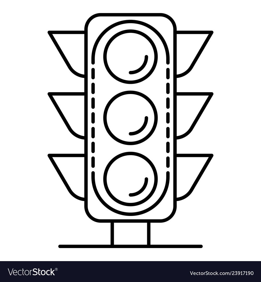 Светофор шаблон