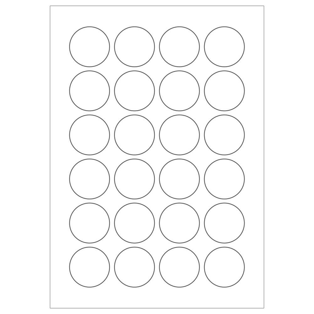 Трафарет круги для зефира