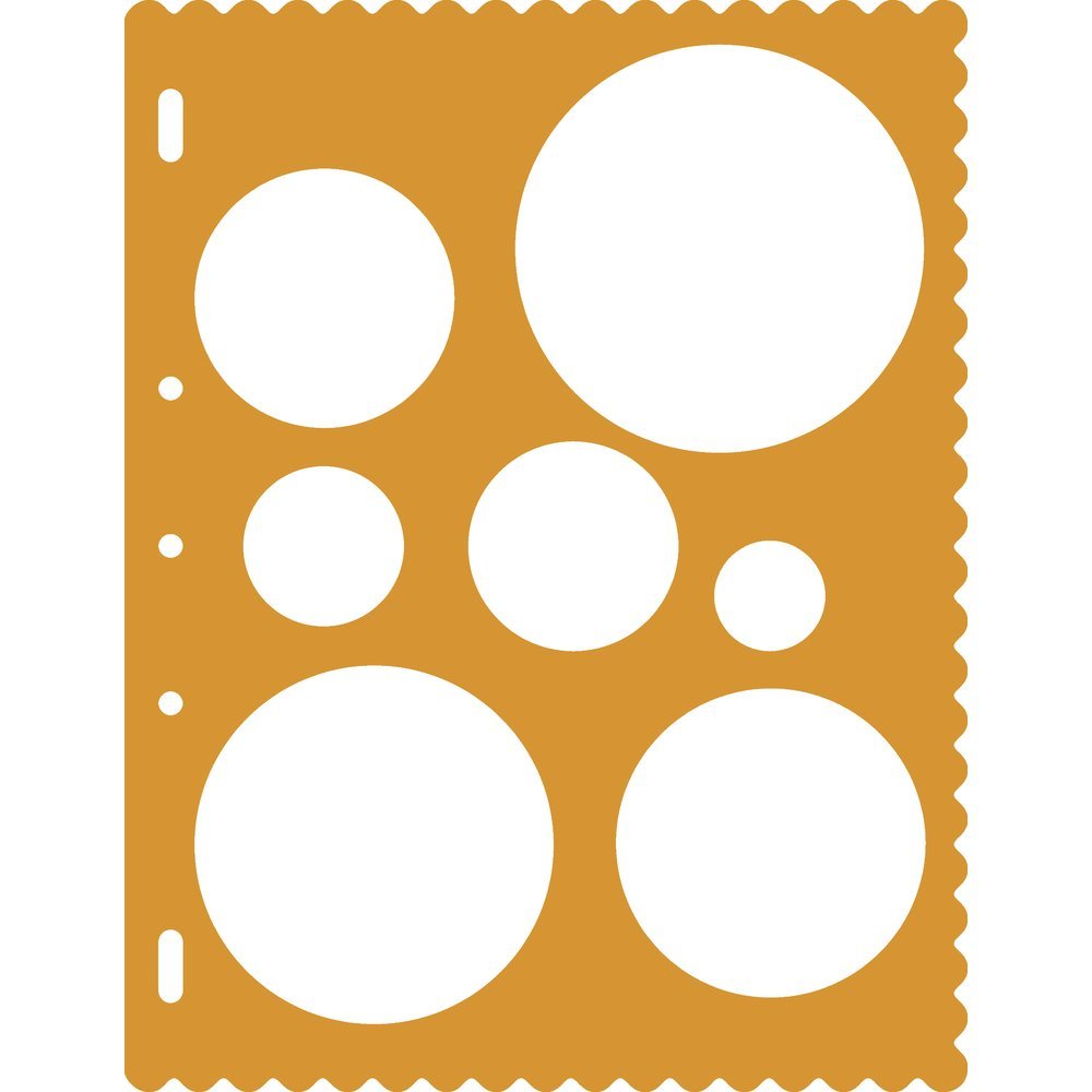 Кружочки вырезать