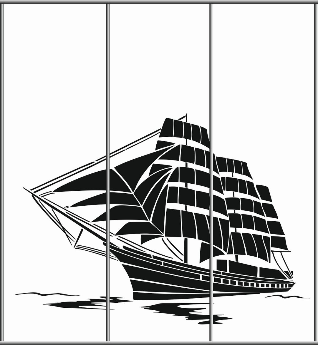 Силуэт корабля