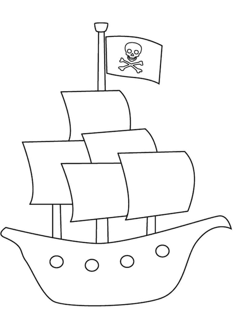 Трафареты кораблей для декора