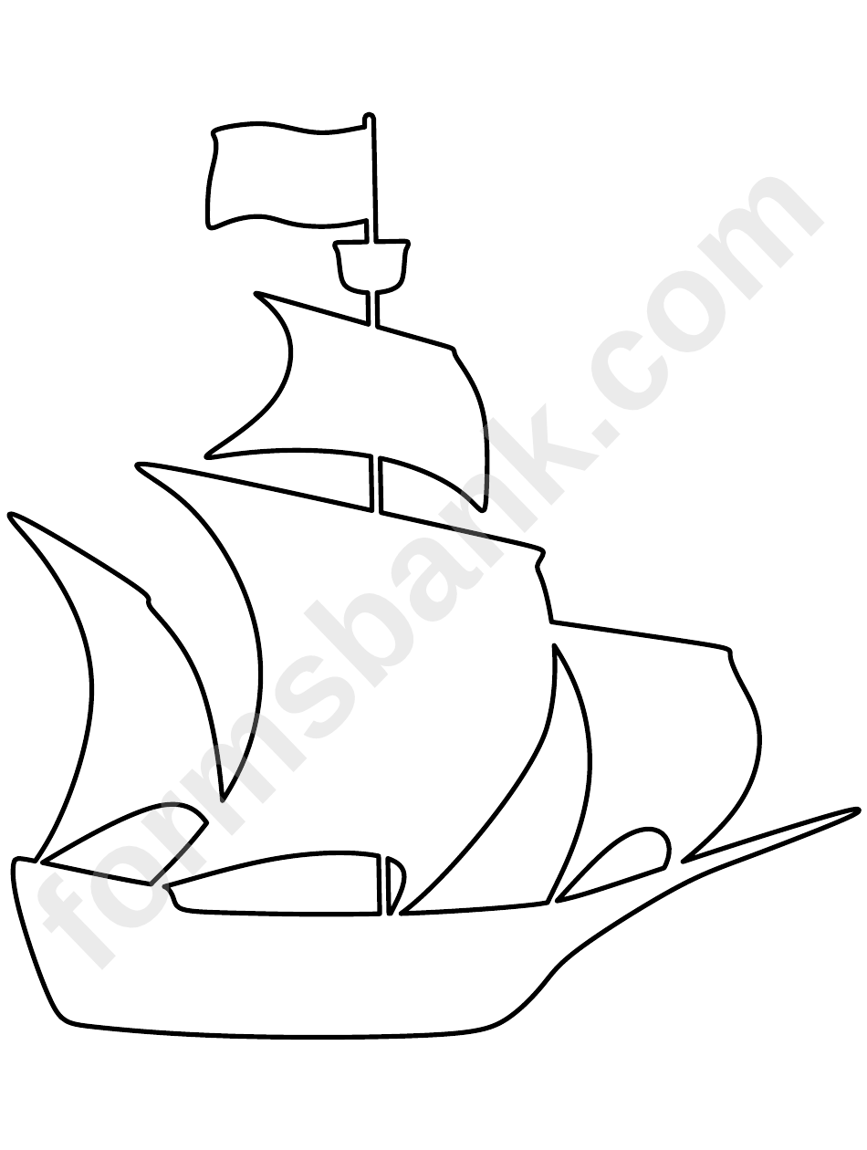 Парусник силуэт