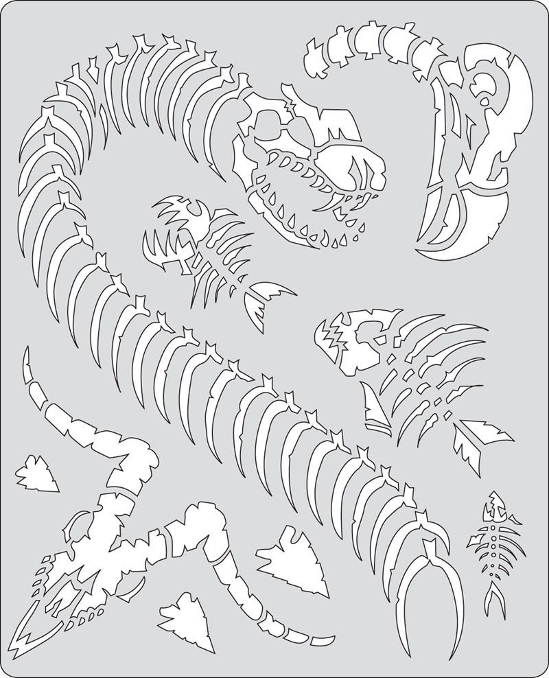 Трафарет камуфляжа для покраски