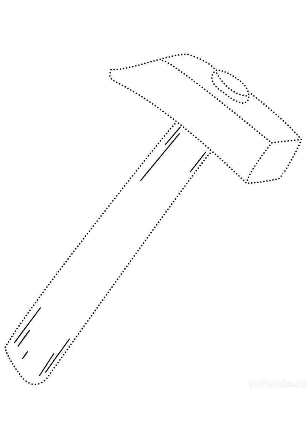 Молоток значок