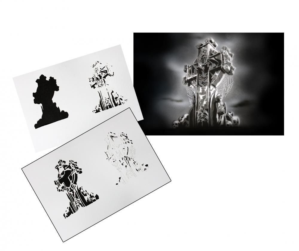 Лекало для аэрографии