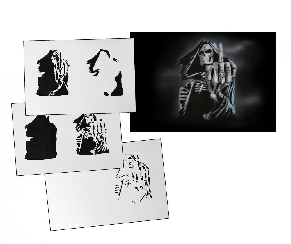 Трафареты для аэрографии