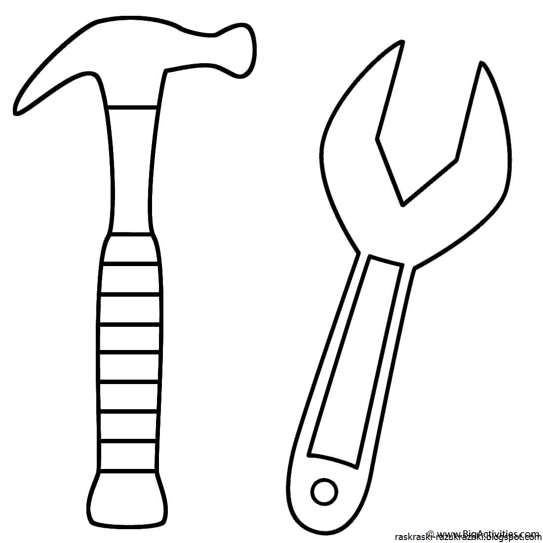 Молоток черно белый