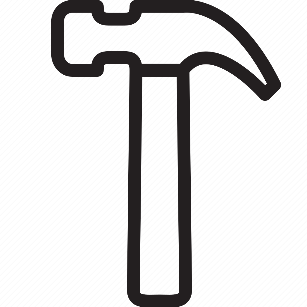 Трафарет молоток