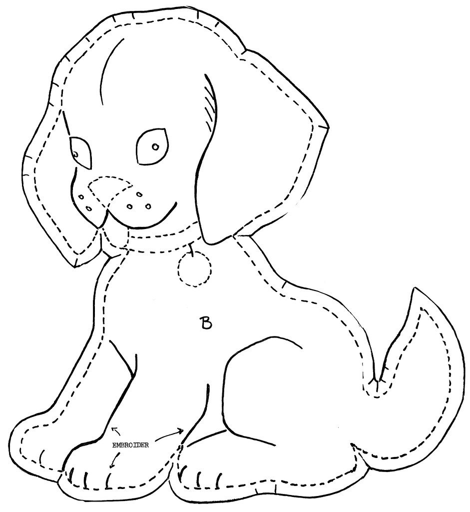 Выкройка аппликации