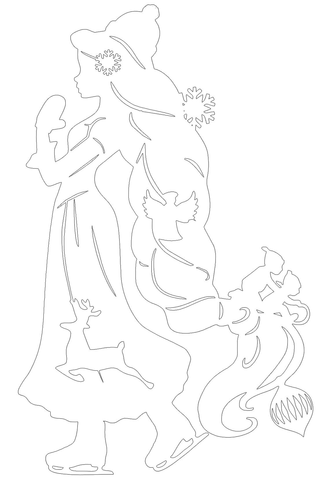 Сказочные вытынанки