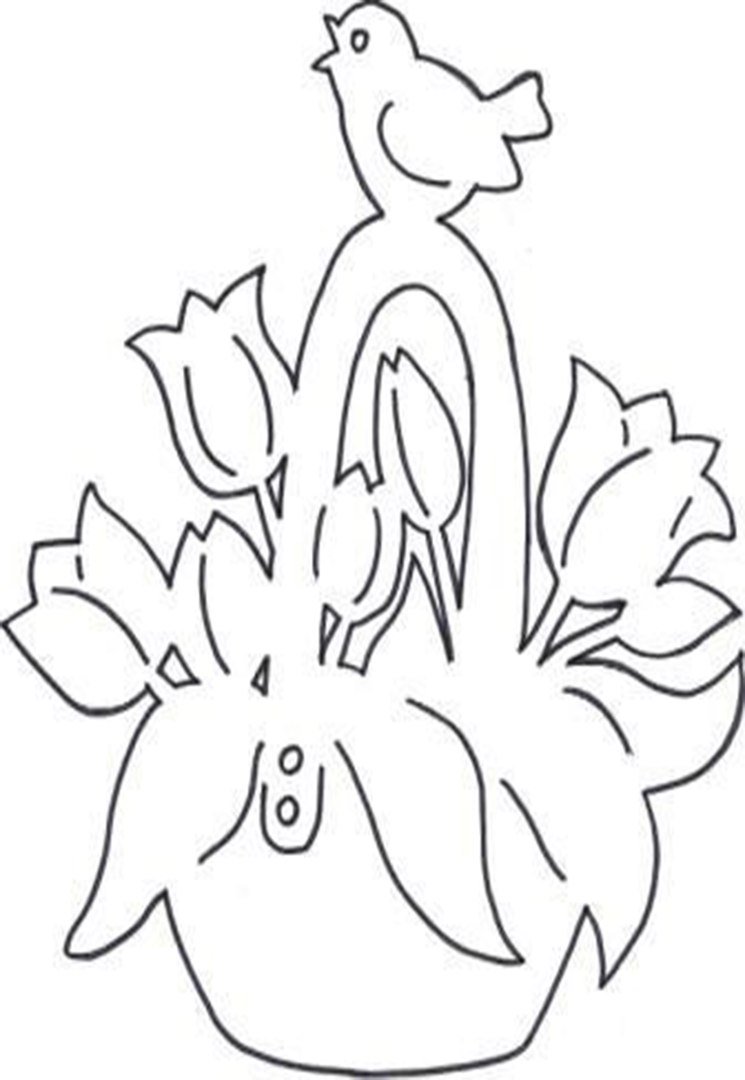 Вытынанки бабочки