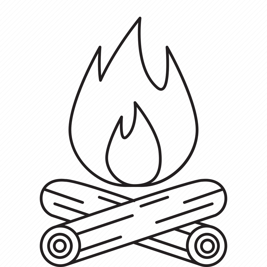 Огонь раскраска для детей