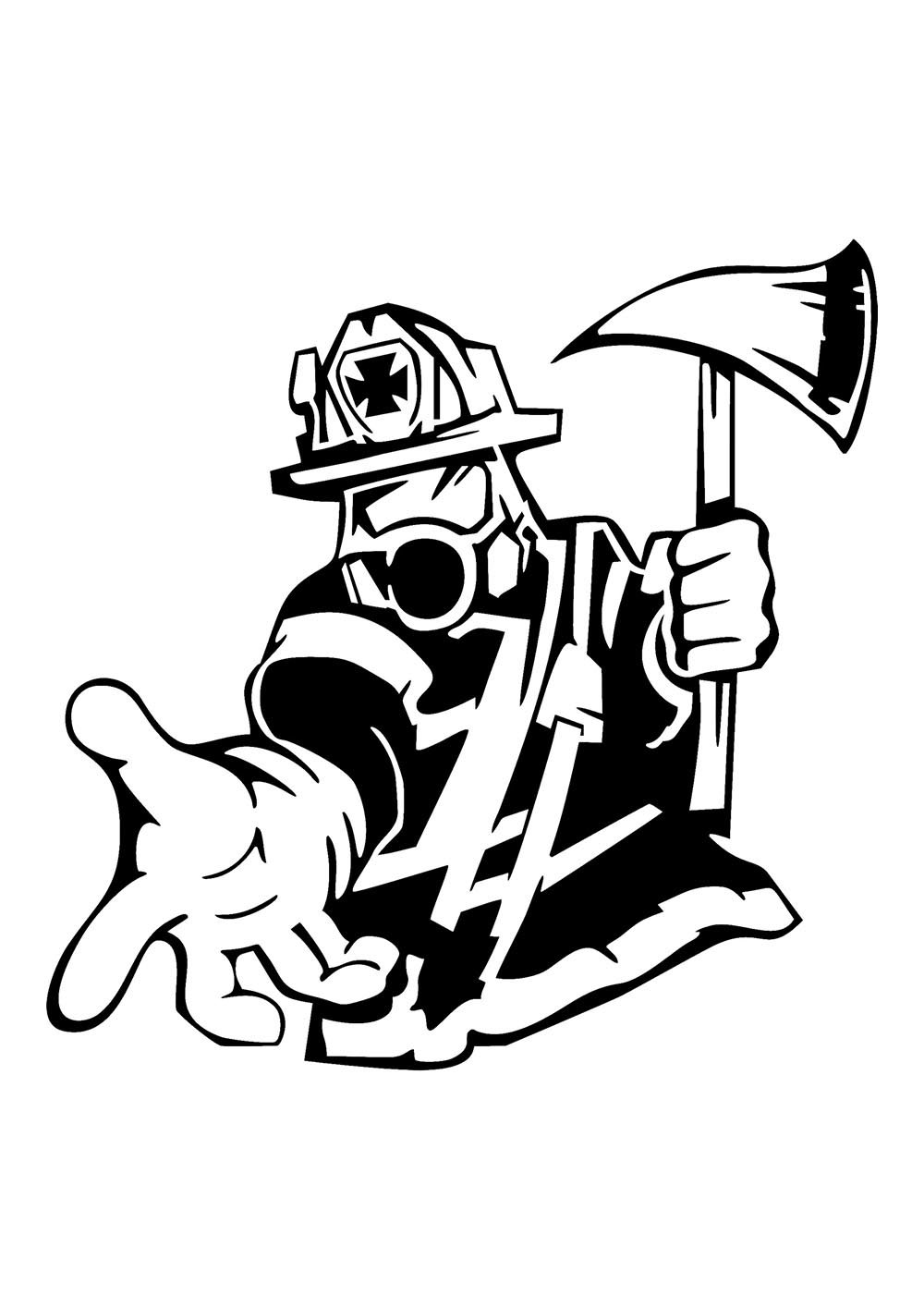 Костер трафарет