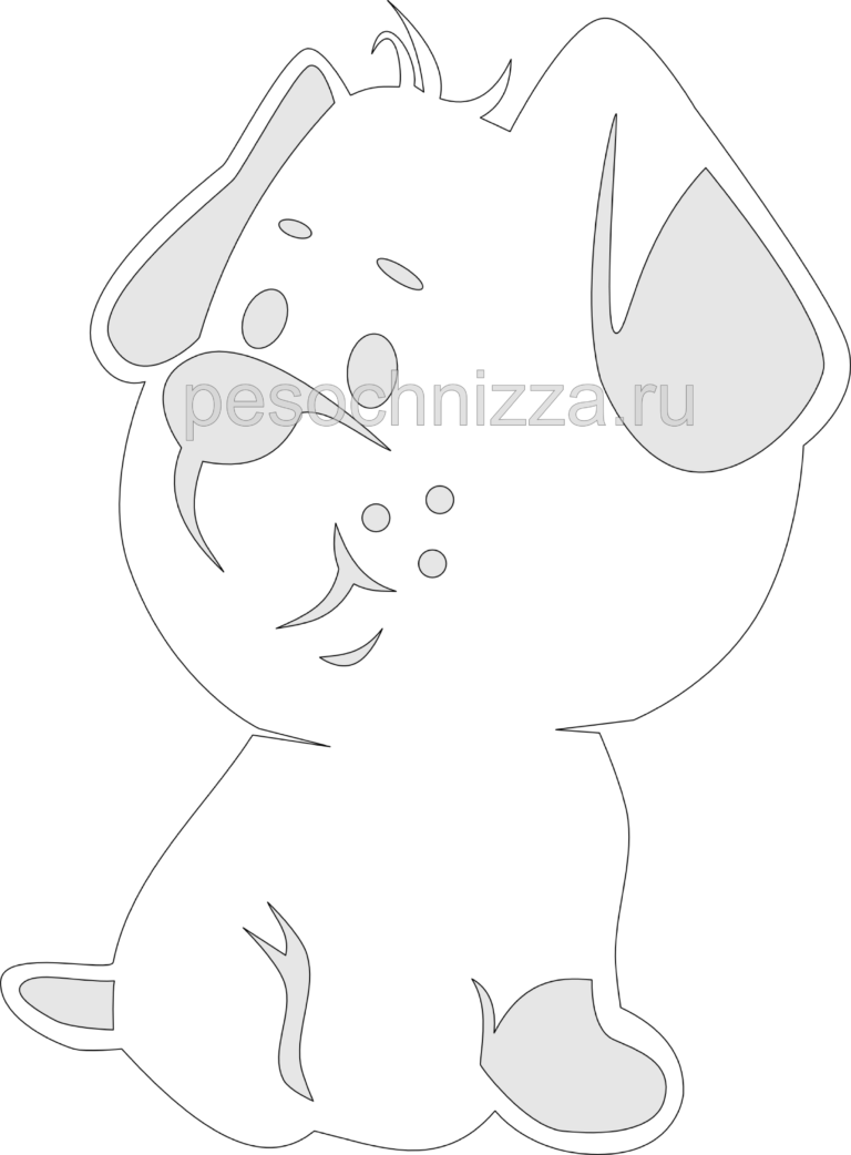 Новогодние вытынанки собака