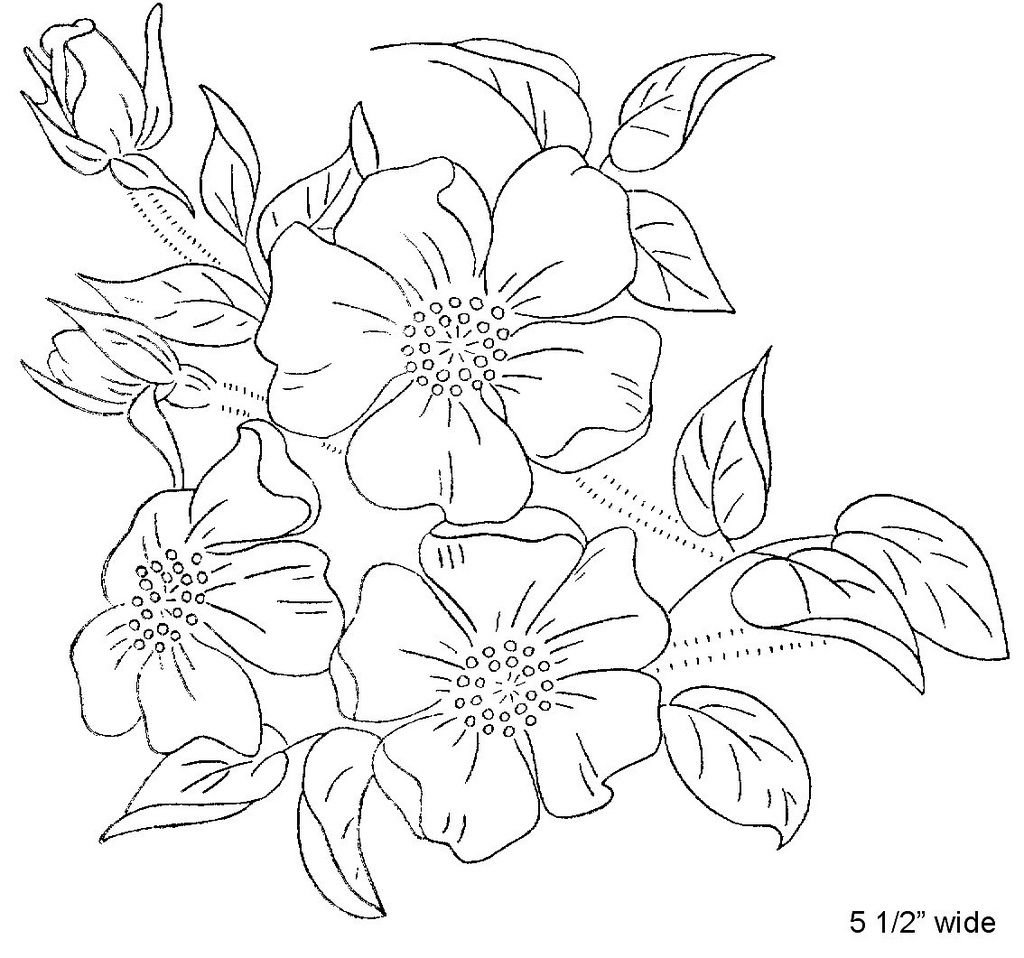 Трафареты для батика цветы