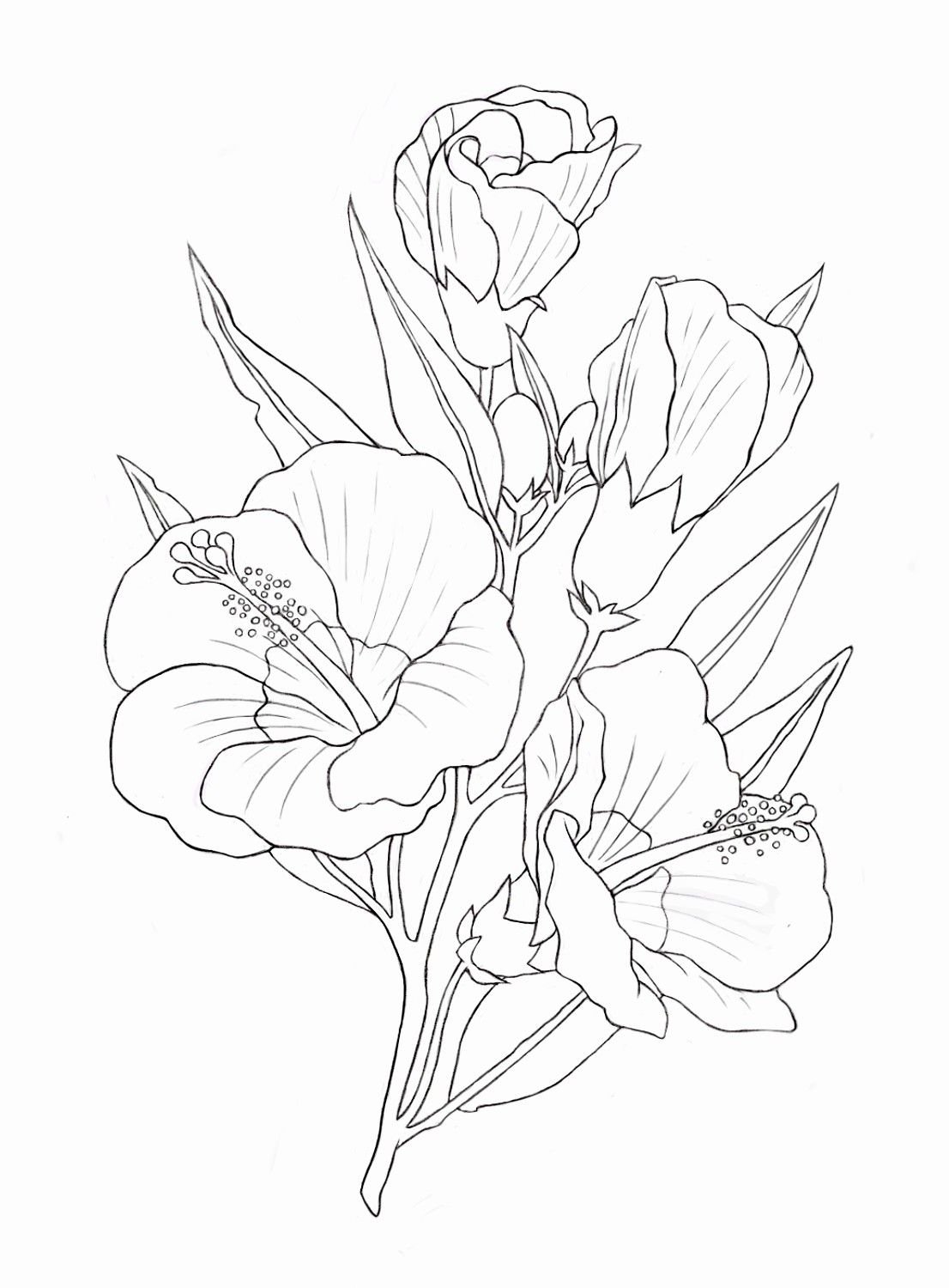 Трафареты цветов для батика