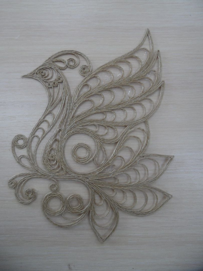 Джутовая филигрань элементы