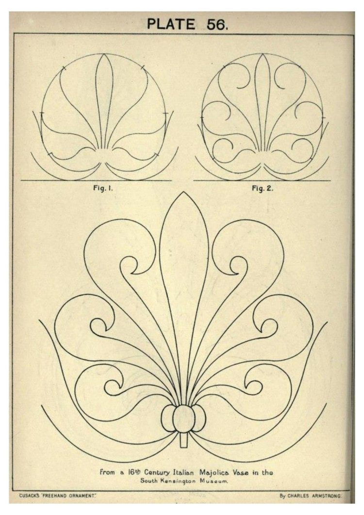 Узоры для филиграни из джута