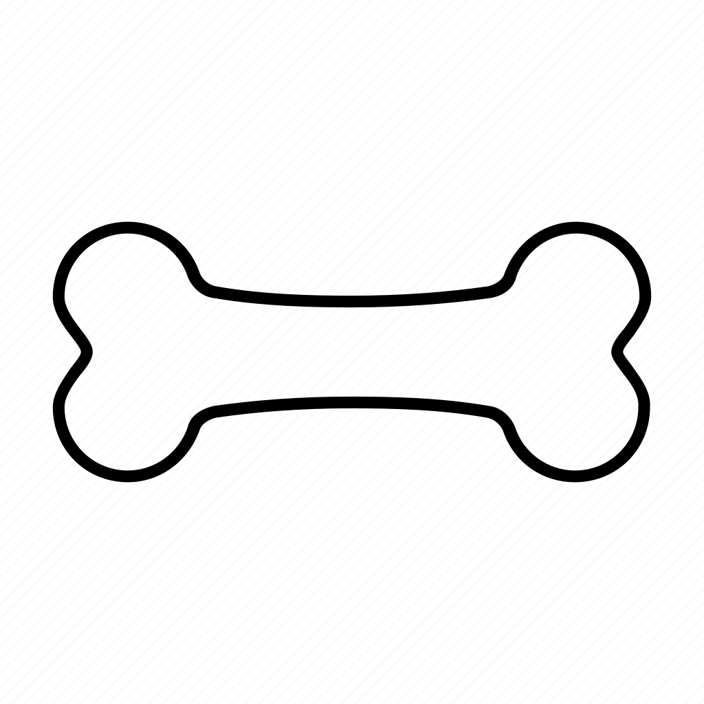 Силуэт косточки для собаки
