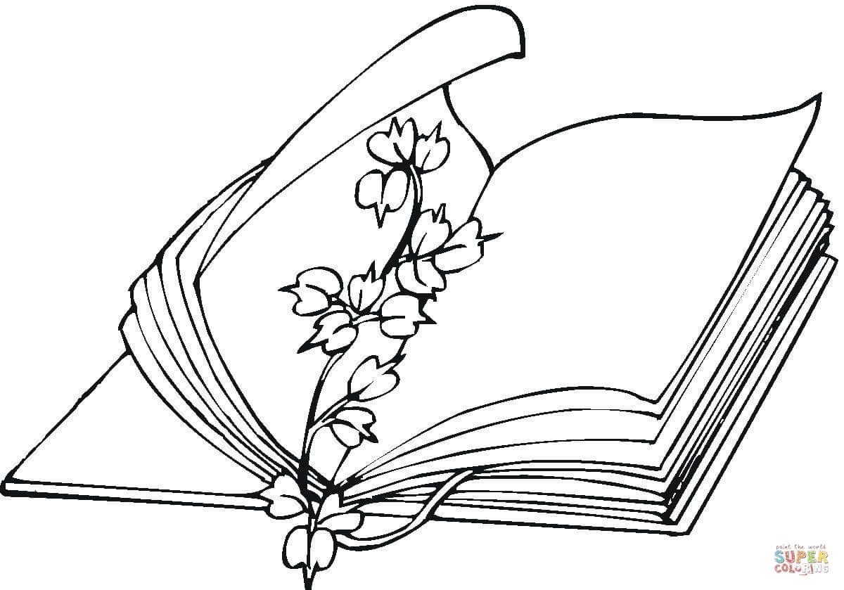 Раскраска "книга"