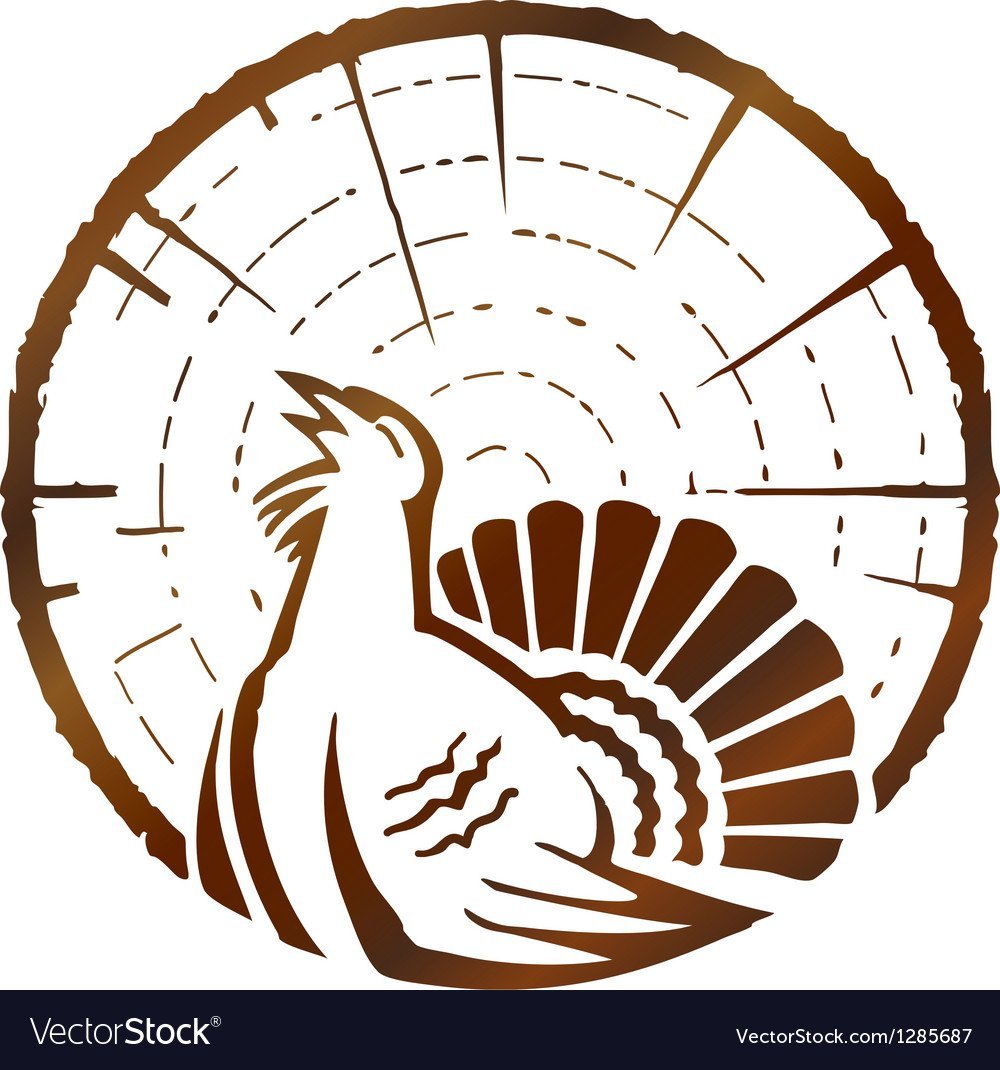 Силуэт глухаря