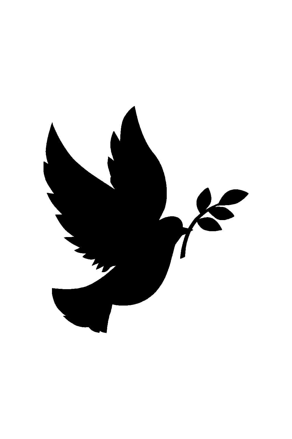 Птичка силуэт