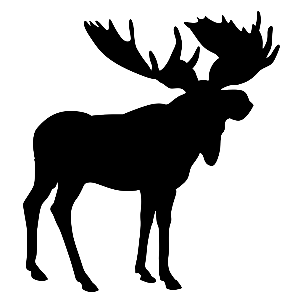 Лось силуэт