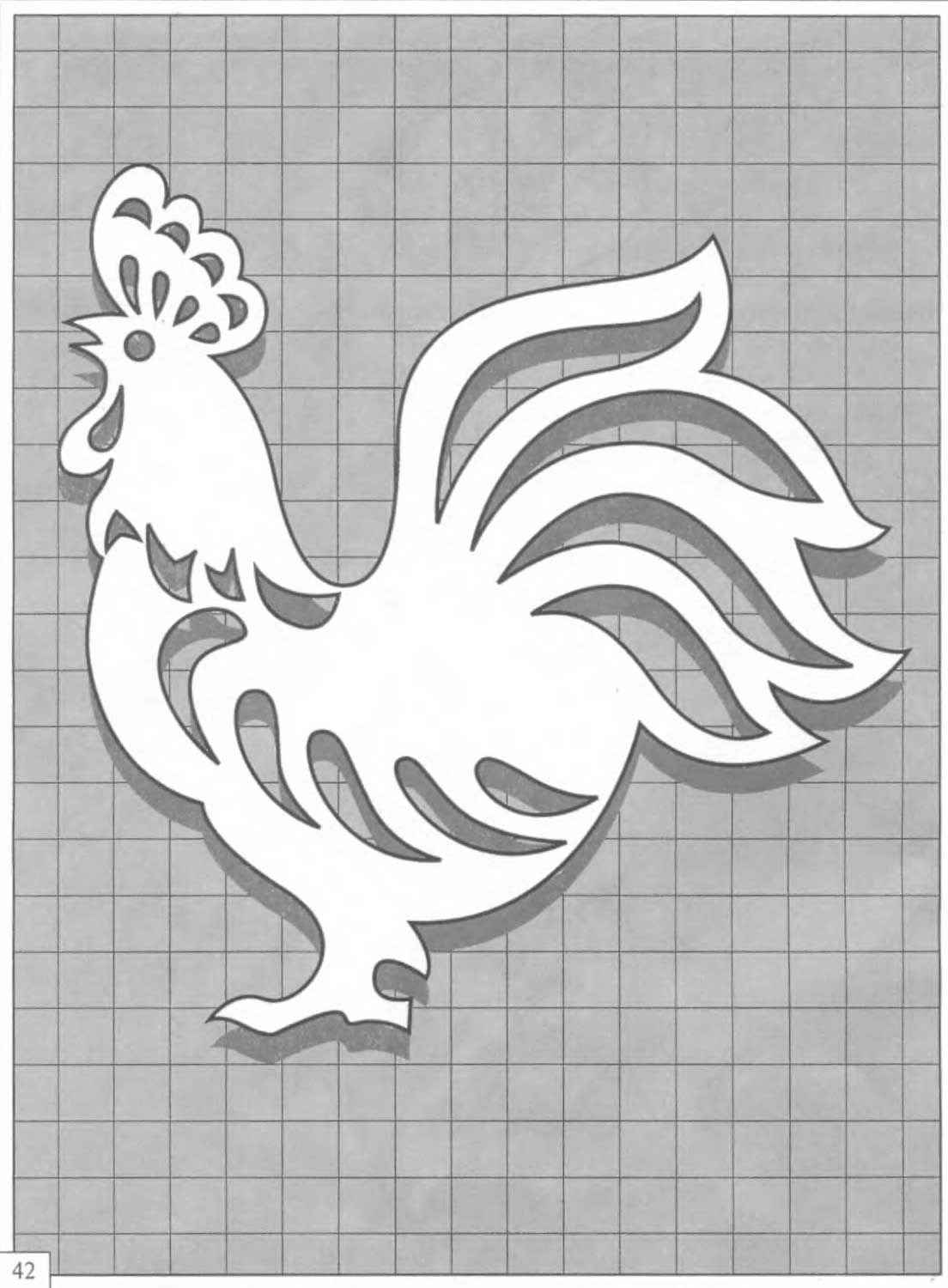 Трафарет глухаря