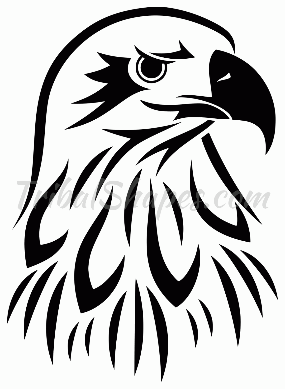 Трафарет орла