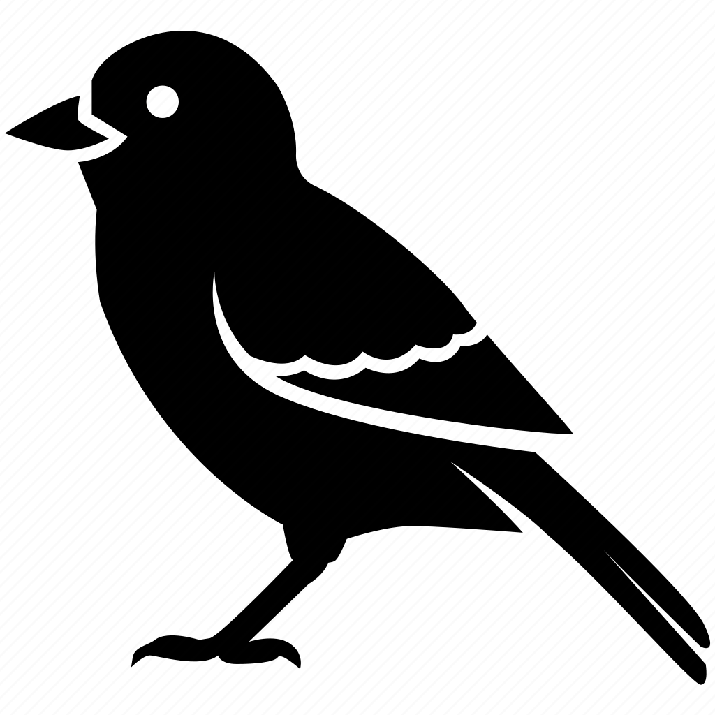 Силуэт воробья