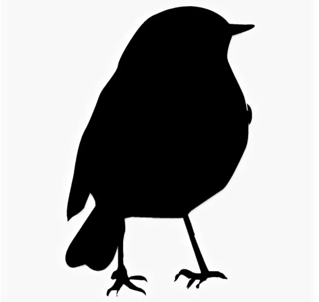 Силуэт воробья