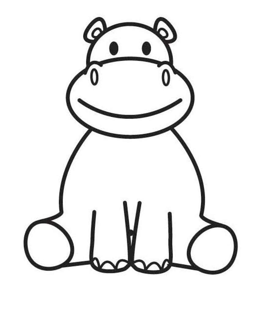 Эмблемы с изображением животных Бегемот