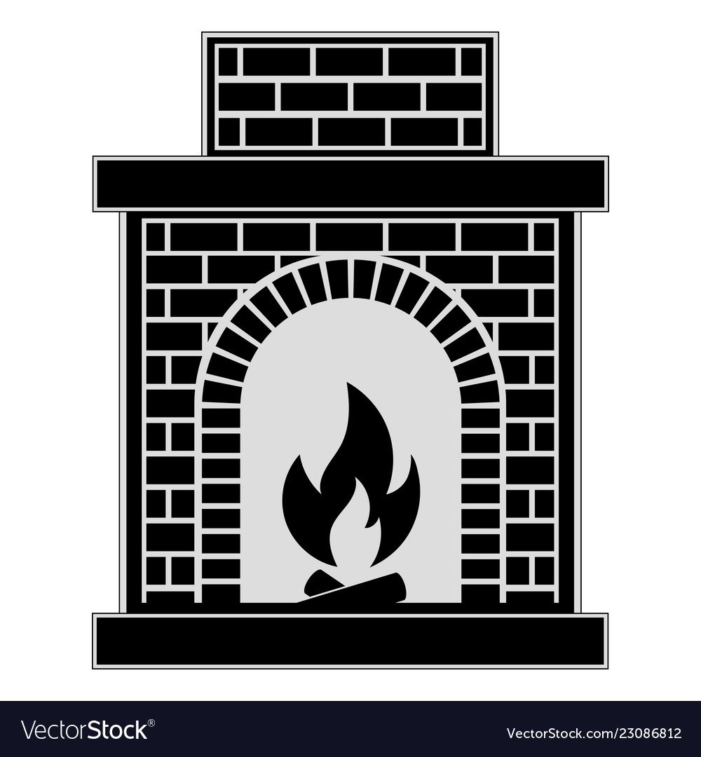 Новогодний камин раскраска