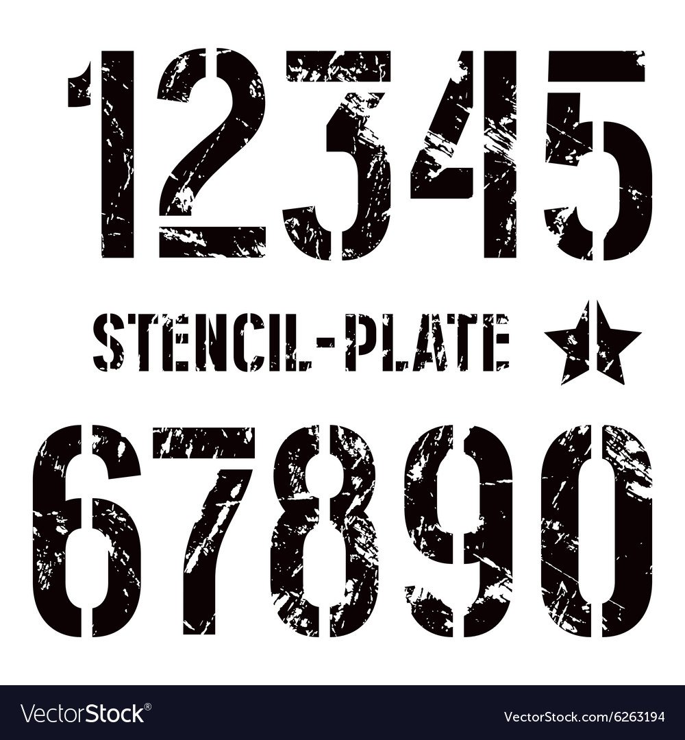 Шрифт трафарет русский