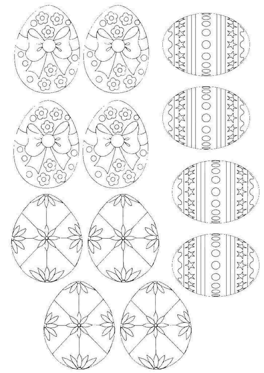Яйцо Пасхальный узор