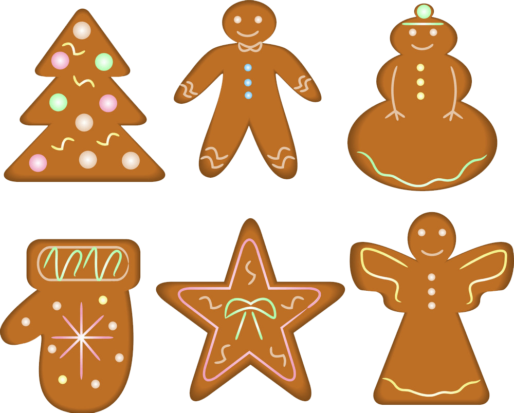 Пряничный человечек из картона на елку