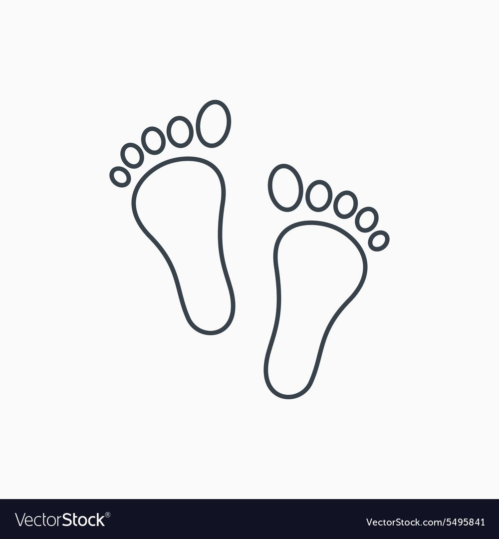 Трафарет стопы