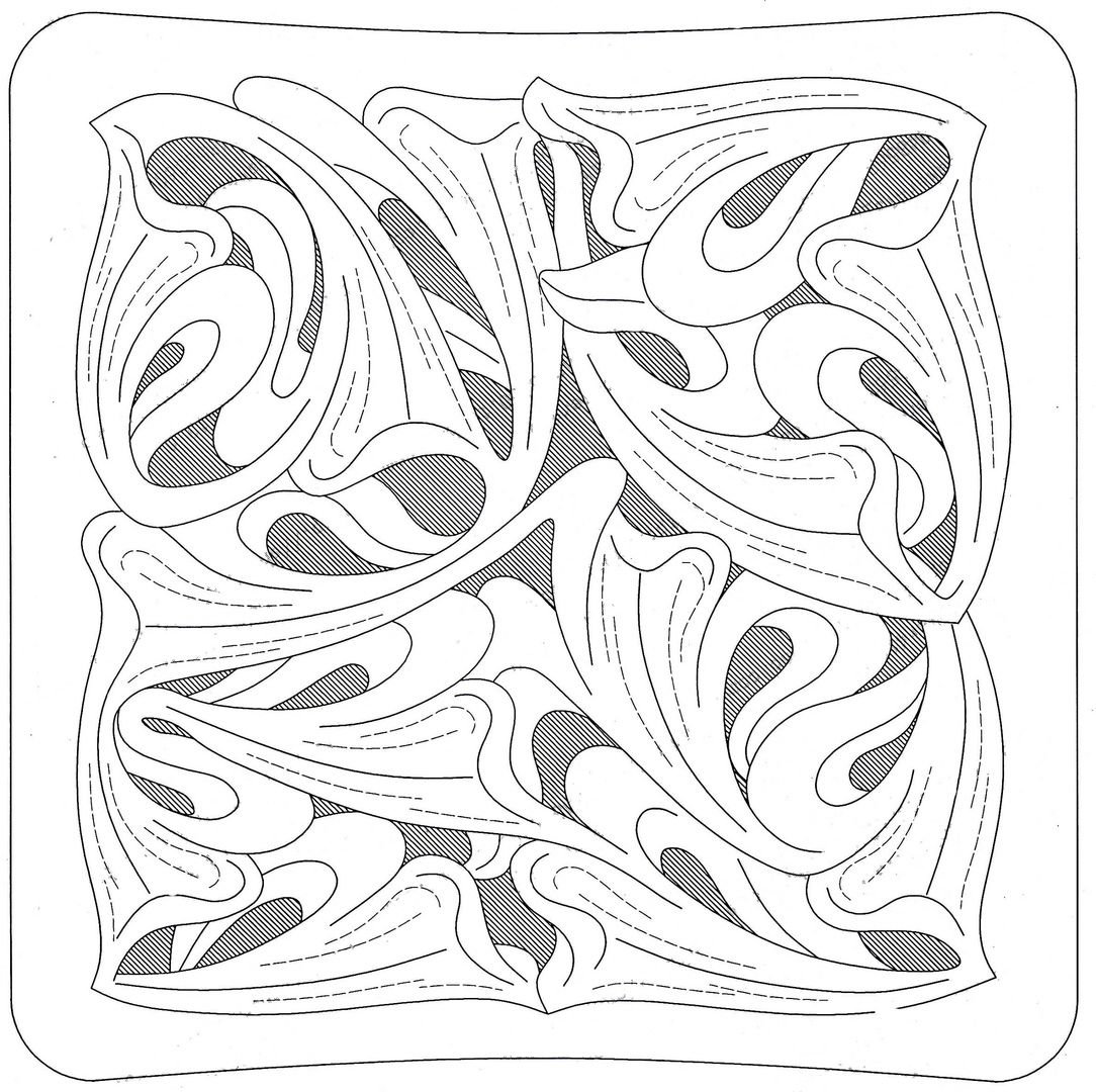 Трафарет для кожаных изделий