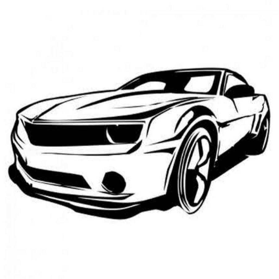 Силуэт спортивной машины