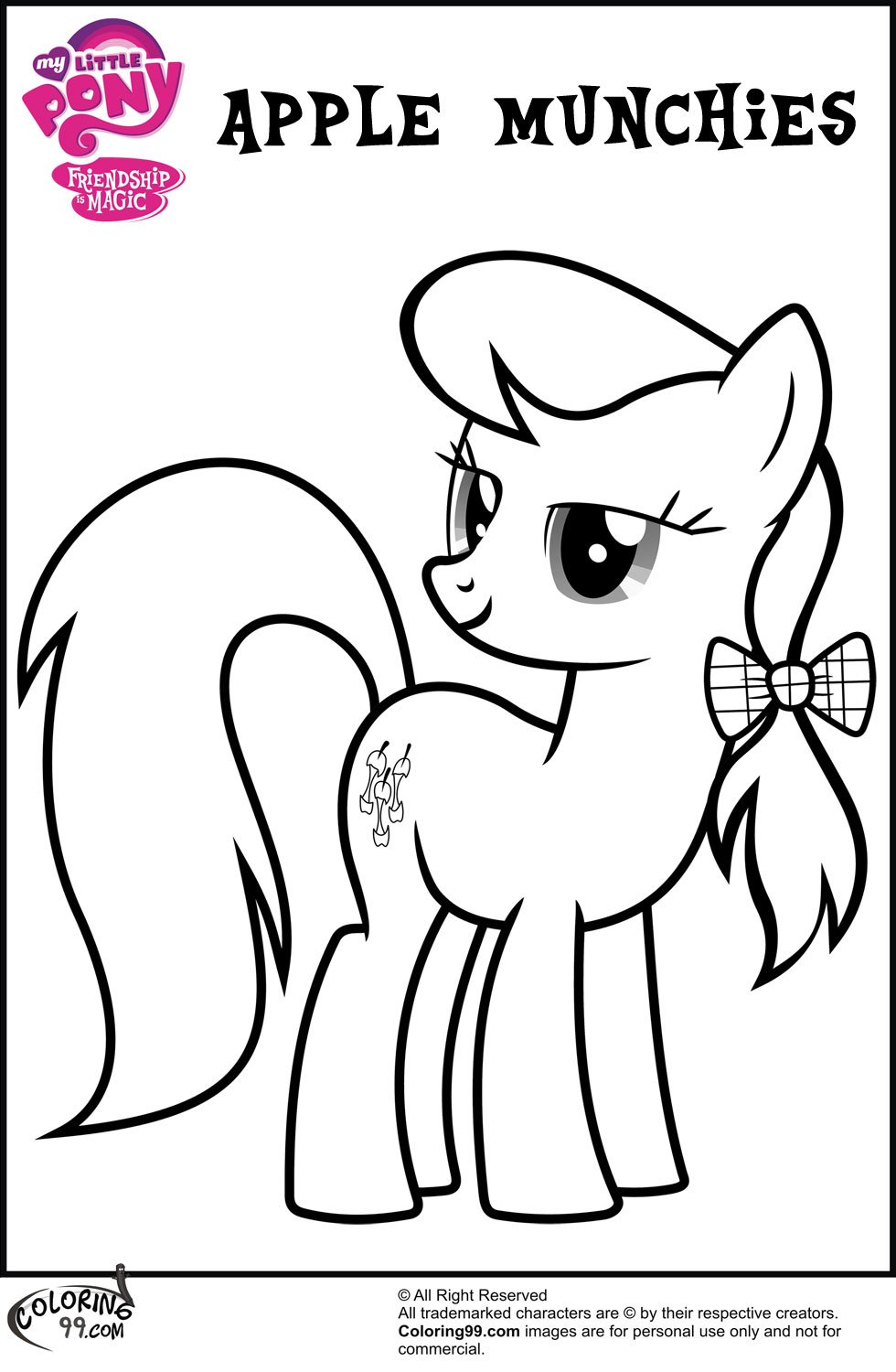 Пони трафарет для вырезания