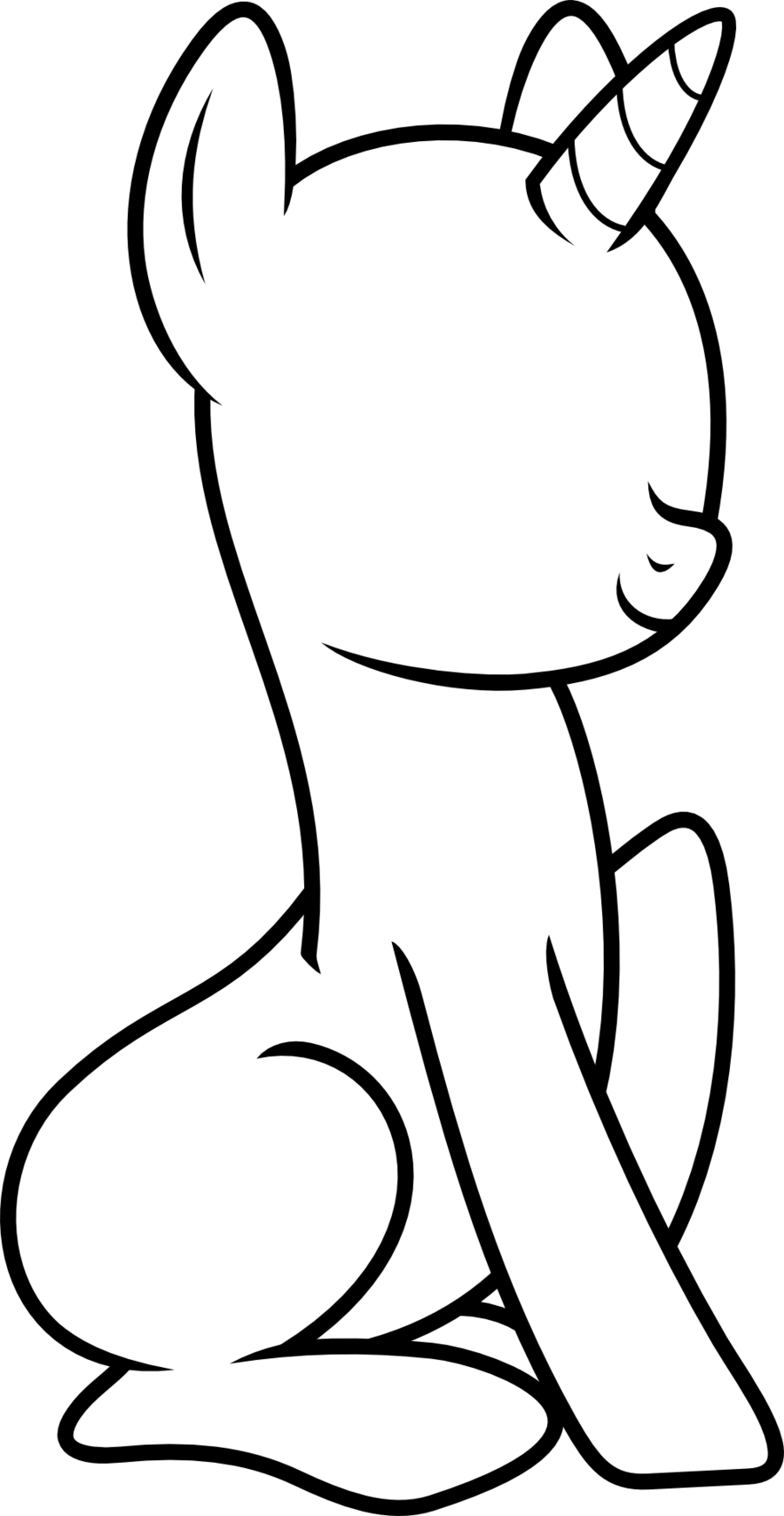 Пони трафарет для пряников