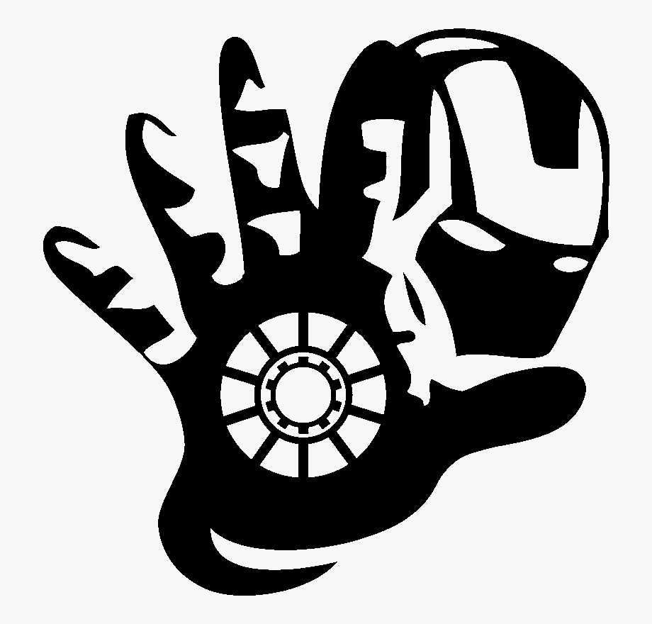 Железный человек силуэт